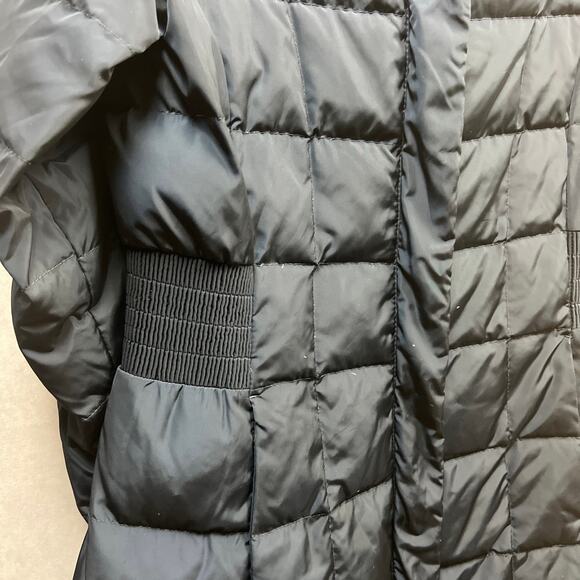 Cole Haan Signature Down Puffer Coat Navy Blue Womens Size Small Petite - Picture 8 of 15